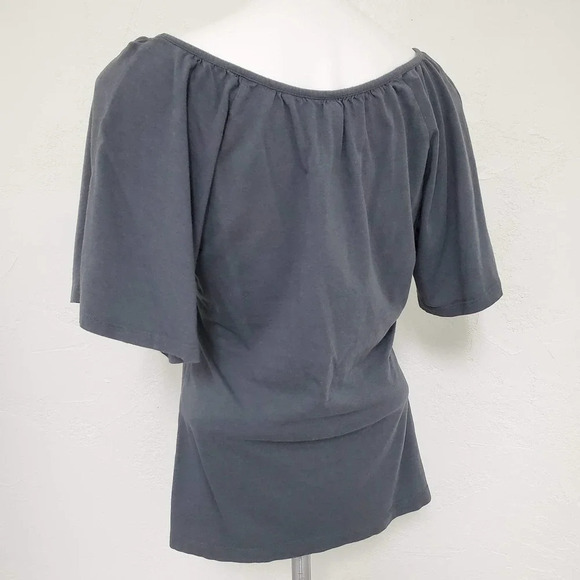 OLD NAVY | Charcoal Boat Neck Bell Sleeve Tee - Picture 4 of 8